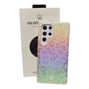 White Opal Leopard Samsung S25 Ultra Case